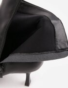 ideal Botine Petariva cu toc stiletto tip clepsidră Negre
