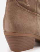 ideal Ciocate cu toc conic jos cu carâmb decorat cu broderie Vross Bej închis