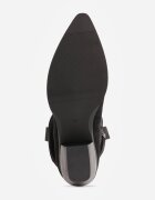 ideal Ciocate plisate cu toc conic jos Harlan Negre
