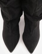 ideal Cizme în stil cowboy cu toc conic și fronseuri Megge Negre
