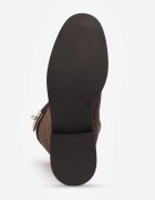 ideal Cizme ofițer din piele naturală întoarsă cu curea cu cataramă Nnenne Maro
