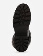 ideal Cizme plisate cu carâmb dublu pe talpă groasă cu profil Zahille Negre