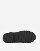 ideal Ghete trapper casual negre decorate cu blăniță pe limbă Charnas