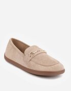 ideal Mocasini barefoot cu cataramă decorativă și branț moale Saied Maro Bej închis