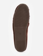 ideal Mocasini Maro cu Cusături Decorative Mărgele și Fundă Mountainthorne