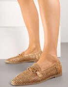 ideal Mocasini Maro Loafers cu Partea Superioară Ajourată Kolarila