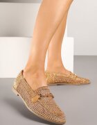 ideal Mocasini Maro Loafers cu Partea Superioară Ajourată Kolarila