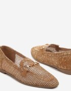 ideal Mocasini Maro Loafers cu Partea Superioară Ajourată Kolarila