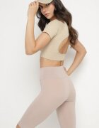 ideal Pantaloni scurți Bej deschis Casual Tip ciclistă Lidessa