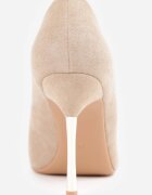 ideal Pantofi cu toc metalic Benia Bej
