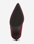 ideal Pantofi cu toc metalic Benia Bordo