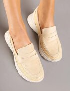 ideal Pantofi multicolori pe talpă groasă cu carâmb împletit Elliorias