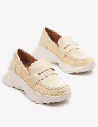 ideal Pantofi multicolori pe talpă groasă cu carâmb împletit Elliorias