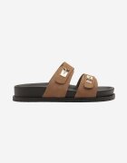 ideal Papuci Casual Maro cu Barete cu Aplicații Decorative Olloti