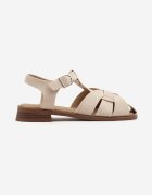 ideal Sandale Bej Gladiator Cu Cataramă Kolarisea