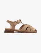 ideal Sandale Bej închis Gladiator închise cu cataramă Kolarisea