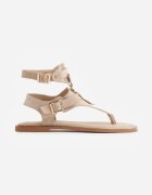 ideal Sandale tip japoneze cu catarame decorative Neageia Bej