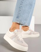 ideal Sneakers Bej stil teniși cu platformă Nanirea