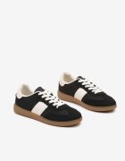ideal Sneakers negri Retro în stil de pantofi clasici de tenis Tanonea