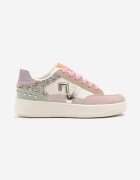 ideal Sneakers roz-bej cu Sclipici și Ornamente Metalice Pillara