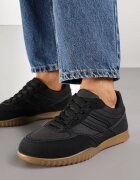 ideal Sneakerși Negri Stil Tenis Decorați cu Model Geometric Fesilia