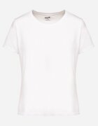 ideal Tricou Alb din Bumbac în Stil Clasic Venamia