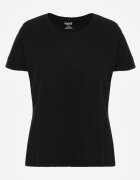 ideal Tricou Negru din Bumbac în Stil Clasic Venamia