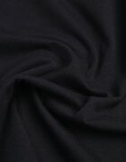 ideal Tricou Negru din Bumbac în Stil Clasic Venamia