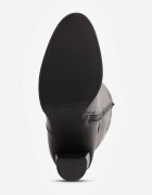 inia Cizme clasice pe toc gros în stil minimalist Jeuria Negre