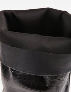 inia Cizme pe toc mic tip kitten cu carâmb lat și textură embosată tip crocodil Tarbone Negre