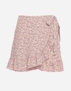 j.stars Fustă-Pantaloni scurți Roz cu față petrecută cu volan și motiv floral Aldesmer