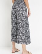 j.stars Pantaloni Gri-Negri Lărgi cu imprimeu leopard croială 7/8 Lucinda