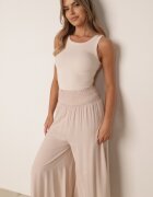 j.stars Pantaloni largi bej deschis din Viscoză lungime 7/8 Inule