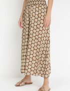 j.stars Pantaloni maro deschis largi High Waist cu lungime 7/8 Vatum
