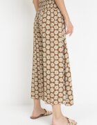 j.stars Pantaloni maro deschis largi High Waist cu lungime 7/8 Vatum