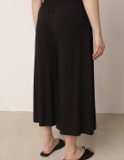 j.stars Pantaloni Negri Largi din Viscoză de Lungime 7/8 Inule