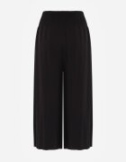 j.stars Pantaloni Negri Largi din Viscoză de Lungime 7/8 Inule