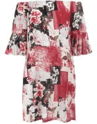 j.stars Rochie Bordo Xoe