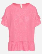 j studio Bluză Fucsia Oversize cu Volane Livelle