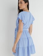 j studio Rochie Albastră deschisă cu curea Laodima
