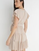 j studio Rochie Bej deschisă cu curea Laodima