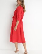 j studio Rochie Roșie Rheniolea