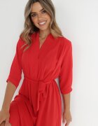 j studio Rochie Roșie Rheniolea