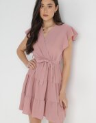 j studio Rochie Roz cu Curea Laodima