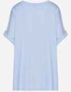 j studio Tricou Albastru cu Viscoză cu croială liliac Tanariona