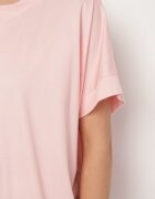 j studio Tricou roz deschis din Viscoză cu croială liliac Tanariona