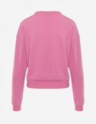 j.style Bluză fucsia cu adaos de bumbac cu manșete Evilaya
