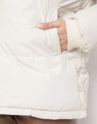j.style Geacă Bej deschis Croi drept Matlasată cu Glugă Anena