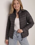 j.style Geacă Gri închis Matlasată în Stil Clasic Nelaniel