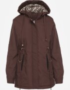 j.style Geacă Parka Maro cu Glugă cu Căptușeală Decorativă Tiolara